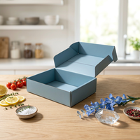 Boîte d'expédition pliable personnalisable de 2 mm, écologique et recyclable, adaptée à l'emballage extérieur des vêtements et des chaussures