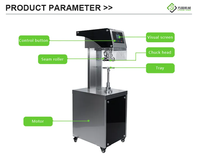 Semi-automatique anneau tirer pet en aluminium plastique machine à sceller café bonbons noix étain en conserve collation BBQ pommes de terre plantain puces sertisseuse
