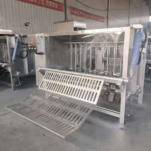 Nueva Máquina Desplumadora de Cerdos de Acero Inoxidable, Totalmente Automática e Integrada, con Escaldado y Desplumado, Elevación Hidráulica Inteligente y Constante - Product Image 3