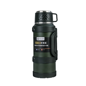 Tazza Termica da Esterno in Acciaio Inox 316 con Isolamento Sottovuoto, Grande Capacità, Thermos da Viaggio con Manico, per Auto e Sport, 36 Ore - Product Image 5
