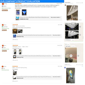 Décoration intérieure, tuiles de toit modernes, design faux ciel étoilé 3D, film de <span class=keywords><strong>plafond</strong></span> extensible en PVC pour home cinéma - Product Image 3