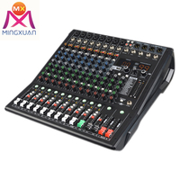 Equipo de sonido de audio Mezclador profesional de 8 canales Consola digital Rendimiento adecuado
