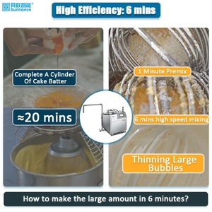 Mélangeur à œufs industriel pour boulangerie, machine à compresseur pour boulangerie - Product Image 4