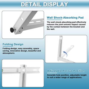 <b>Mini</b> <b>Split</b> Wall Mounting Bracket Steel Easy Installation For Home <b>Air</b> <b>Conditioner</b> AC Heat Pump System - Product Image 3