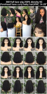 Perruque Letsfly 250% brésilienne à sangle invisible, perruque transparente 360 Full Lace Front en cheveux humains, perruque bouclée crépue avec cordon de serrage invisible - Product Image 6