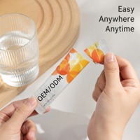Mélange de boisson énergétique naturelle au citron, gingembre et yerba mate, complexe de vitamine C, 30 sachets, complément bien-être quotidien