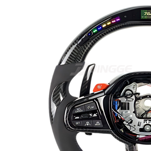 อัปเกรดสำหรับพวงมาลัยหุ้มหนังคาร์บอนไฟเบอร์พร้อมแป้นเปลี่ยนเกียร์สำหรับ M1/G06 M2/G10/G15/G16/G20/G22 G30 G42 G80 G82ซีรีส์3/6 - Product Image 5