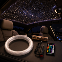 Moteur d'éclairage à fibre optique RGBW 6W, contrôle APP RF, DC 12V, effet ciel étoilé scintillant pour plafond, ciel étoilé pour voiture, toit de voiture