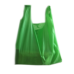 Sac de courses écologique, biodégradable, compostable et réutilisable en forme de T-shirt, sac poubelle - Product Image 2