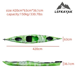 Vendita all'ingrosso della fabbrica della cina miglior singolo Kayak <span class=keywords><strong>di</strong></span> mare all'ingrosso Sit-in Design per una persona uso in mancanza e fiume e mare 4.2M - Product Image 2