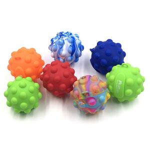 Pelota Antiestrés de Silicona 3D con Burbujas, No Tóxica, Duradera, para Apretar y Aliviar el Estrés - Product Image 2