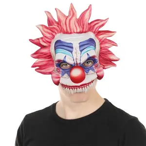 Halloween clown mask full face scary Halloween costume eco-friendly latex mask