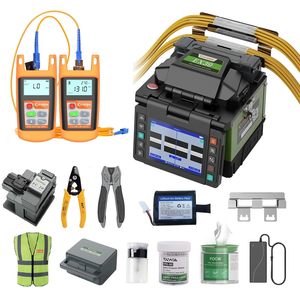 Máquina de Empalme de Fibra Óptica Komshine EX39, Kit de Mini Empalmadora FTTH con Cortadora y Accesorios para Fibra Óptica Monomodo - Product Image 1