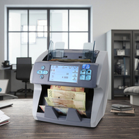 LD-6000 Dernier modèle de compteur de billets de banque professionnel multi-devises à écran tactile avec double CIS et détection de faux billets