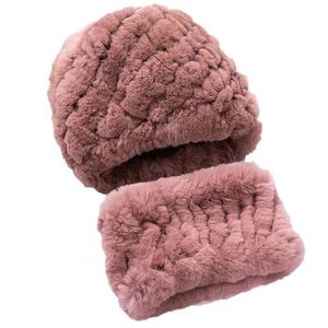 Bonnet en tricot <span class=keywords><strong>acrylique</strong></span> élégant avec boule douce en fausse fourrure - Product Image 5