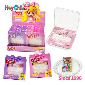 Autocollants pour ongles en gros personnalisés avec étiquette privée, jouet avec des ongles <span class=keywords><strong>d</strong></span>écoratifs colorés et des bonbons effervescents savoureux pour les <span class=keywords><strong>friandises</strong></span> des enfants - Product Image 4