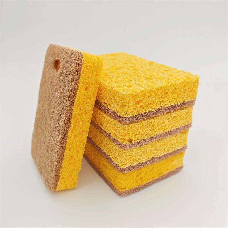 Light brown sisal + beige wood pulp cotton (with holes)