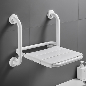 Siège de douche mural pliable Baiyurui avec accoudoirs pour personnes âgées, handicapées, enceintes, chaise de sécurité, capacité 130 lb - Product Image 1