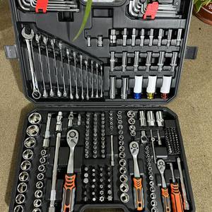 222 PCS Socket Wrench Combination Hard Case Package Socket <strong>Set</strong> Car Repair <strong>Spanner</strong> Tool Kit Socket <strong>Ratchet</strong> <strong>Set</strong> Hand Tool Box Kit - Product Image 2