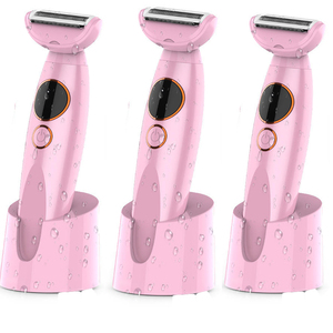 OEM/ODM Rasoir Corporel Portable 5-en-1 Utilisation Humide/Sèche Écran LED Autonomie 90 min Étanche IPX7 Soins Domestiques <span class=keywords><strong>Femme</strong></span> - Product Image 6