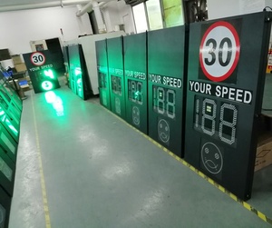 Biển Báo Giới Hạn Tốc Độ Radar Hiển Thị Số Quảng Cáo Năng Lượng Mặt Trời Đèn Led Giao Thông Trực Tiếp Từ Nhà Máy Bảng Hiệu Giới Hạn Năng Lượng Mặt Trời - Product Image 3