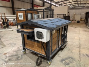 Wetterfestes Umweltfreundliches Outdoor-Hundehaus in S M L Größenvarianten Langlebiger Tierunterstand für Terrasse und Garten - Product Image 6