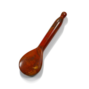 Rodocrosita Gua Sha Pluma de acupuntura facial Herramienta de piedra de jade curativa natural para relajación profunda y tratamiento de tejidos blandos en la cara - Product Image 3