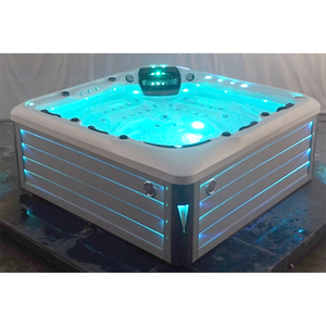 Cinq personnes surdimensionnées utilisent Smart Outdoor Massage Hot Tub <span class=keywords><strong>Spa</strong></span> Tubs - Product Image 3