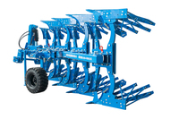 Équipement agricole Machine de labourage hydraulique à suspension complète montée sur trois points pour la récupération des terres