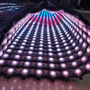Publicité Toile de fond architecturale LED Spot Light Flexible Transparent Rideau LED Mesh Écran Affichage Led Grille Écran P3 Texte - Product Image 4