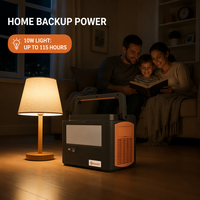 Station d'alimentation solaire portable multi-ports Lezet 1200W, générateur solaire extérieur avec 3 ports USB-A, 3 ports Type-C, sortie AC et DC pour véhicule