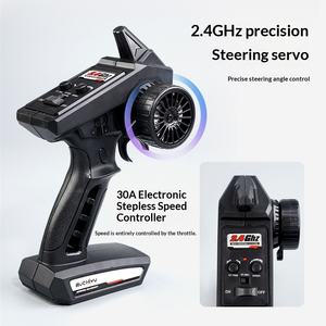 Coche de Control Remoto Transfronterizo, Juguete de Coche Eléctrico con Tracción en las Cuatro Ruedas, Todoterreno, de Carreras, Escalada, Derrape, Control de Velocidad, para Edades de 7 a 14 Años - Product Image 6