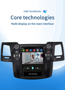 Autoradio 9 pouces 4 + 64G pour Toyota Fortuner Hilux 2007 2008 2012 2014 <span class=keywords><strong>2015</strong></span> Bt Autoradio Android Mains Libres - Product Image 6