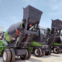 3,5m³ Selbstladender Betonmischer-LKW 4WD Geländegängiger Hocheffizienter Mobiler Zementmischer für Ländliche Infrastruktur und Straßenbau