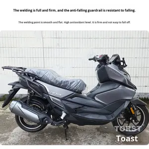 Ensemble de protection arrière et de porte-bagages RT2 - Porte-bagages arrière en acier carbone / Porte-bagages arrière pour Zongshen <span class=keywords><strong>Cyclone</strong></span> RT2 - Product Image 3