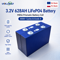 Batterie lithium liquide LiFePO4 VOLOND MB56 628Ah 3.2V, cellule certifiée CE/RoHS/UN38.3, 10000 cycles, température de fonctionnement -30°C~60°C
