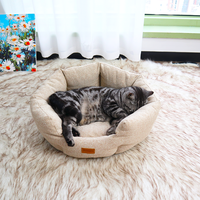 Petopia personnalisé nouveau modèle personnalisé chat lit de couchage petit chat lit s en gros pour les chats d'intérieur chaud