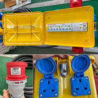 Boîtier de prise de courant 12 modules de haute qualité IP54 boîtier de distribution portable extérieur étanche avec disjoncteur MCB et RCD