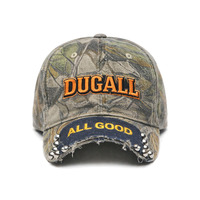 Cappellino da Baseball Trendy con Ricamo a Mano Patch Camo a Pois, Visiera Rivettata, Regolabile con Chiusura Snapback, Stile Streetwear Moderno