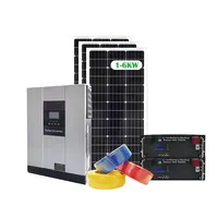 5000w الشمسية نظام سعر 3kw 5kw 6kw 8kw 10kw الهجين 30kw منزل نظام الطاقة الشمسية للمنزل