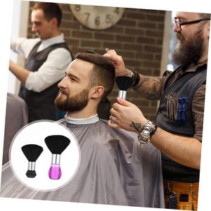 1PCS Cepillo de limpieza para barbería, cepillo para recoger pelo, cepillo para cuello y cara, herramienta suave para peluquería y estilismo - Product Image 5