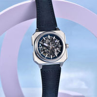 Montres mécaniques automatiques pour hommes PAGANI DESIGN New 1791 Skeleton, luxe, verre saphir, étanches 5 ATM.