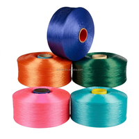 300D Recyclable PP Multifilament Yarn Custom Solid Color Polypropylene Yarn for Knitting Textile