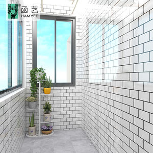 Pegatinas de <span class=keywords><strong>pared</strong></span> 3D decoración del hogar para habitación de niños pegatina de PVC papel pintado flores pegatinas de <span class=keywords><strong>pared</strong></span> ladrillo - Product Image 4