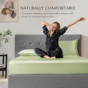 OEM/ODM Summer Plain Naturally Sustainable Wicking Silky <b>Bamboo</b> Fitted <b>Sheet</b> 100% Viscose Derived <b>Bamboo</b> Queen Size OEKO-TEX - Product Image 3