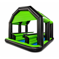 Jooloog - Vente flash - Bar gonflable personnalisé avec logo - Bar multifonctionnel - Comptoir de bar flottant en PVC avec logo personnalisé - Amusement dans la piscine