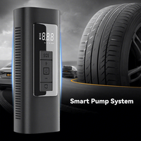 Gonfleur de voiture multifonctionnel Intelligent Affichage numérique Rechargeable Léger Pompe de vélo électrique pour le gonflage des pneus