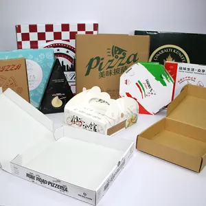 Groothandel pizza dozen nemen-Restaurant Nemen Pizza Dozen, Salade Containers, Voedsel Containers Custom Biologisch Afbreekbaar Doos Voor Pizza