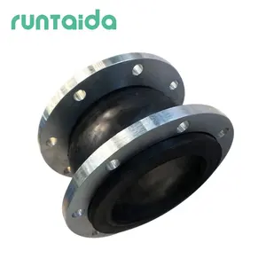 Water Supply DIN Standard PVC Pipe Fittings Coupling Expansion Pipeline Flexible Rubber Joint