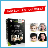 DEXE Shampooing Colorant Noir Naturel pour Cheveux, Sans Ammoniaque, Sans PPD, à l'Huile d'Olive, Vente Chaude Alibaba, Usine d'Origine, Marque Privée, OEM